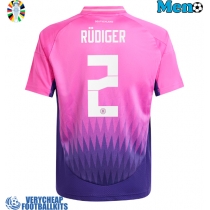 Germany Antonio Rudiger #2 Replica Away Shirt Euro 2024 Short Sleeve